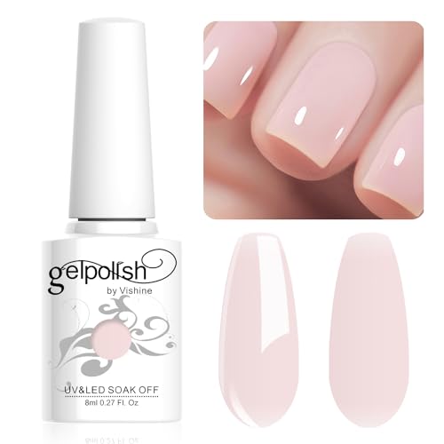 Vishine - Smalto per unghie sotto forma di gel semi-permanente, per lampada UV o LED, boccetta da 8 ml, 239 colori disponibili, per nail art e manicure, C01