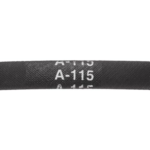 Image of uxcell A115 or 4L1170 Classic Wrapped Rubber V-Belt, 115 inch(2920mm) Inside Circumference, A Profile V Belt