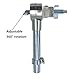 TUOREN Tom Drum Mount Clamp Tom Drum Holder Single Mount Adjustable Tom Arm Clamp for Cymbals Stand Remote Hi-Hat Mount Drum Set Mounting Clamp Percussion Hardware Parts