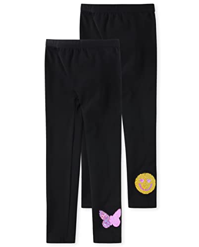 The Children's Place Girls' Fleece Lined Leggings 2 pack