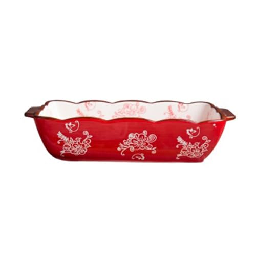 Plat de cuisson céramique grand format pour vos riz cuits au four