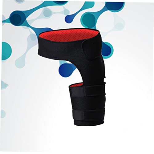 Faja Compresiva para Pierna Fitness Soporte Ajustable Negro miniatura 4
