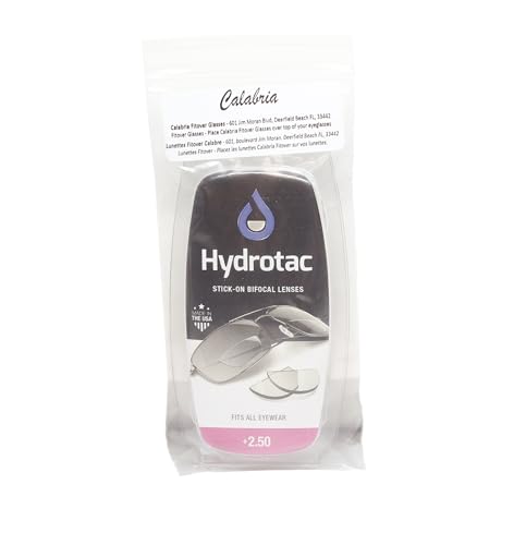 Hydrotac OPT+250 Optx 20/20 Stick On Magnification Reusable Bifocal Lenses thumb #1