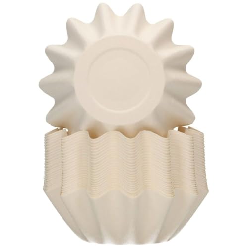 FunCakes Baking Cups Weiß 48 Stück Muffin und Cupcake Förmchen Papier, Bloom Backförmchen aus beschichtetem Karton, Perfekt für Cupcakes und Muffins - Pk/48