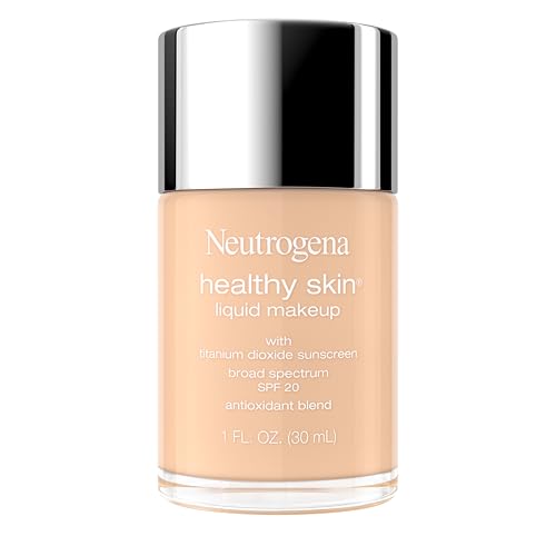 Neutrogena Healthy Skin Liquid Foundation Makeup with Broad Spectrum SPF 20 Sunscreen, Lightweight,...