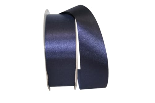 Reliant Ribbon 5100-055-16C Dyna Satin Ribbon, 1-7/8 Inch X 100 Yards, Navy