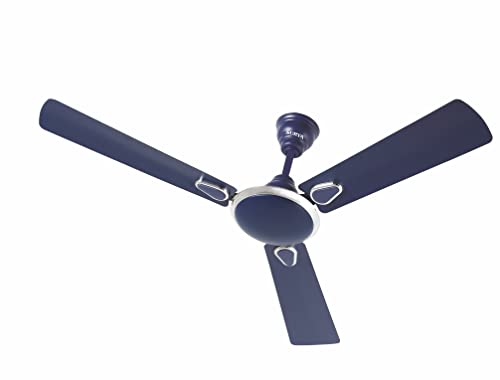 Image of Surya Grace 1200MM Ceiling Fans | for up-beat Living rooms, Bedrooms, Dens, Common Areas, Home and Office (Blue)