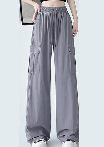 Image of KOTTY Womens Solid Mid Grey Quick Dry Pant