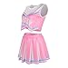 Littleforbig Unisex Sleeveless Loungewear Babydoll Cheer Sissy Croptop Bralette Set 5XL