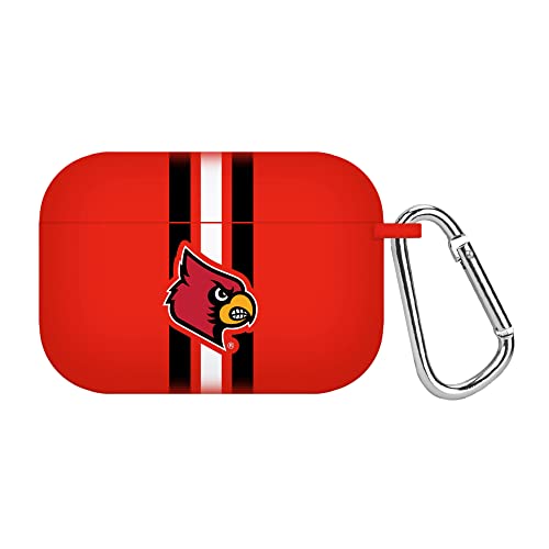 AFFINITY BANDS Louisville Cardinals HD Case Cover Compatible with Apple AirPods Pro (Stripes)