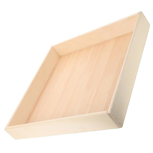 ORFOFE Sandkasten Holz Sandtray Langlebig Sicher Kompakt für Indoor Outdoor Tischspielzeug Fördert Kreativität und Stundenlangen Spielspaß für Mädchen Jungen