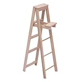 Accesorios para casas de muñecas: esta escalera en miniatura también puede desarrollar la capacidad de pensamiento y la capacidad de agarre de los , muebles de casa en miniatura