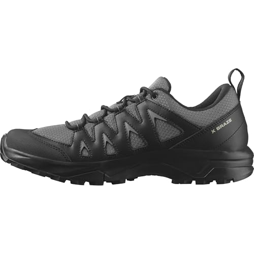 Salomon Men's X Braze Hiking Shoes, Black/Black/Phantom, 8: Buy