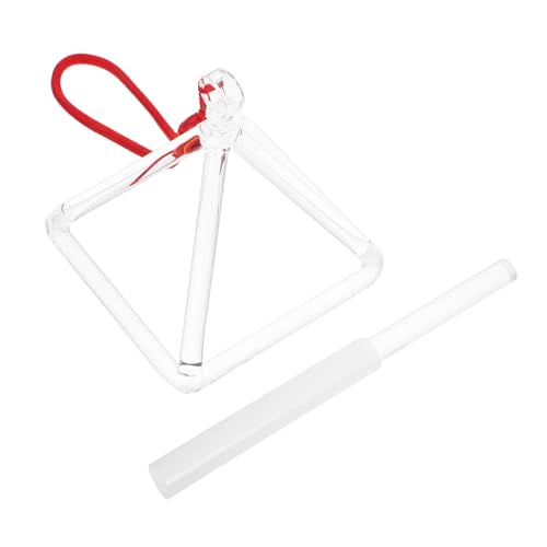 Pyramide en cristal chantant de 4 pouces aux tons purs et harmonieux avec maillet
