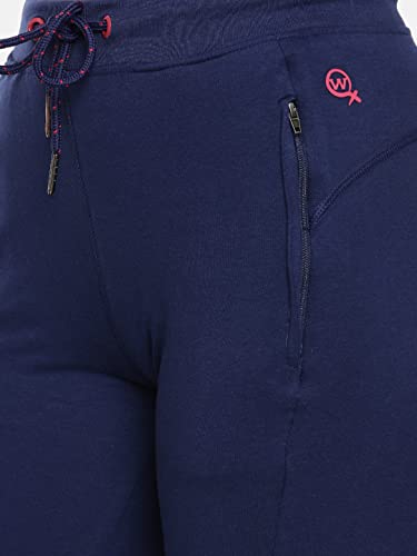 Image of Macrowoman W-Series Fitted Women's Jogger Pants in Ultra-Soft Poly Cotton Stretch Fabric for Comfort and Style