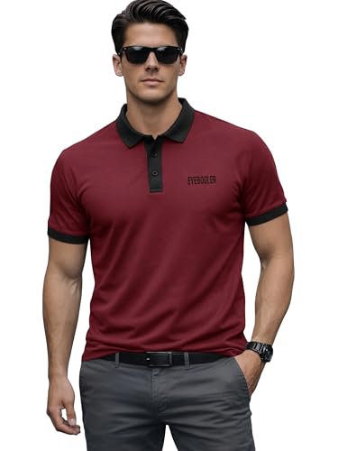 Image of Noble Monk Men's Regular Fit Polo Neck T-Shirt | Half Sleeve
