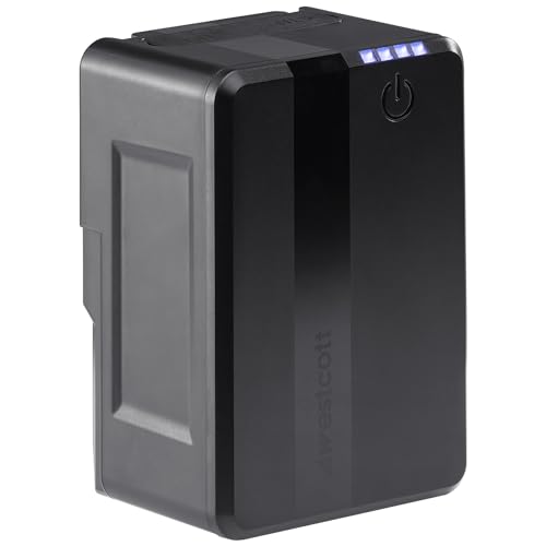 Image of Westcott MV95 Mini V-Mount 14.8V Lithium-ion Battery (95Wh) - Portable V-Mount Battery for Photography and Video Lighting and Camera Accessories