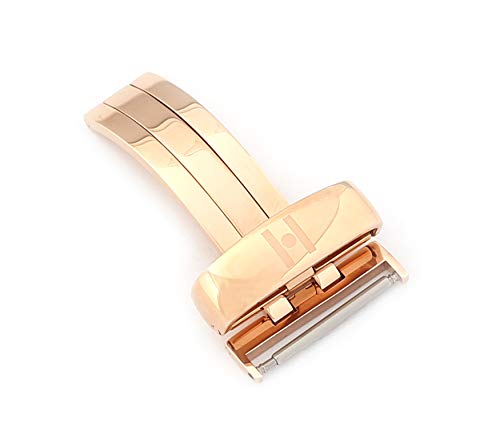 Boucle déployante HIRSCH 18mm en acier L316 pour un bracelet classique durable