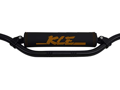 Coussinet de barre Kawasaki KLE avec logo doré pour guidon de moto