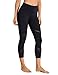 CRZ YOGA Deportivos Pantalones para Mujer Fitness Yoga Mesh Leggings con Bolsillo-53cm Negro 40