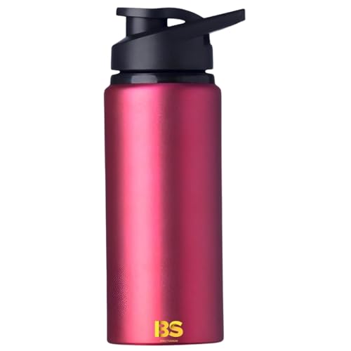 Garrafa Squeeze 600ml Alumínio tampa rosqueável Fitness Água Acad...