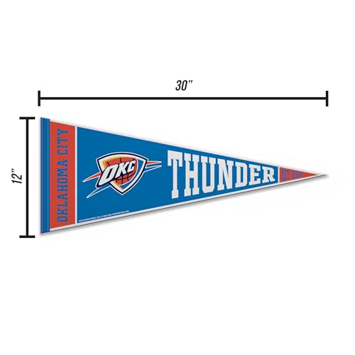 Image of Rico Industries NBA Basketball 12 inch x 30 inch Felt Wall Decor Pennant - Great for Home /Bed Room /Man Cave Decor