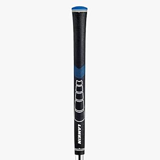 Lamkin Sonar + Golf Grips, Swinging Grips, with Lamkin's Fingerprint and Genesis Technology, Black/Blue