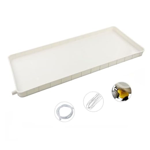 GODARM Bandeja de goteo del aire acondicionado fabricada en PVC con manguera de drenaje 2M/3M/4M/5M Hebilla y alambre de hierro - Bandeja de recuperación de condensados (1-2p-2m Water Pipe)