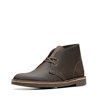 Clarks Men's Bushacre 2 Chukka Boot, Beeswax, 10.5 US Wide