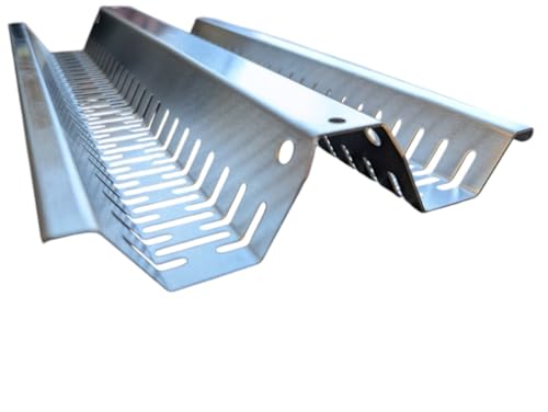 Koch #93 Rostfreie Flavour Bar W-Form 376x178x37mm - Ersatzteil für Burnhard Fred Serie: Fred Basic, Fred Deluxe, Fred Jr, Big Fred Basic, Big Fred Deluxe, Massiver V2A Edelstahl - Stärke 1,25mm 800g