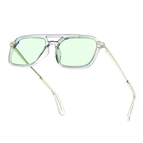 Image of Goiteia Blue Light Glasses Men Women - Retro 70s Gaming Glasses for Anti Eyestrain, Comfortable for All-Day Wear