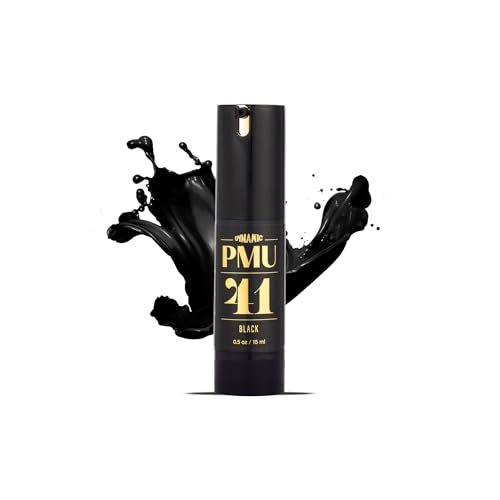 DYNAMIC PMU - 41 TINTA BLACK 15ML- Tintas Premium para Microblading y Micropigmentación | Pigmentos Estables y Seguros | Certificación REACH