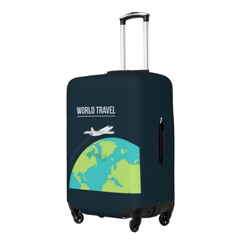 Luggage Cover Go Travel Suitcase Protector fits 18-32inch Travel Suitcase Cover Washable Dustproof with Concealed Zipper for Wheeled Suitcase TC2372
