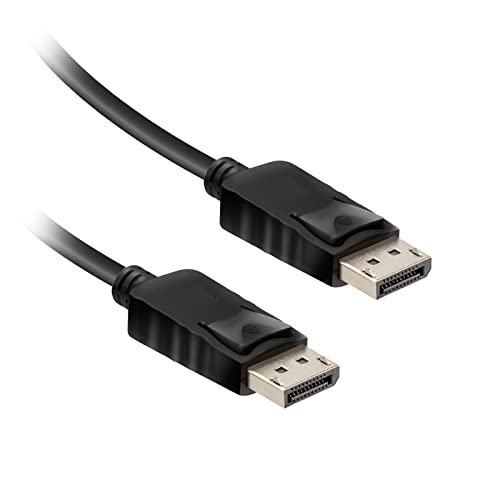 Ekon Cavo Displayport, Maschio Maschio, 1.8 Metri, Risoluzioni 3D, 4K, Ultra Hd, Per Tv, Smart Tv, Proiettori, Laptop, Pc-image