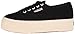 Superga womens 2790 Acotw Platform Fashion Sneaker, Black, 6.5 US
