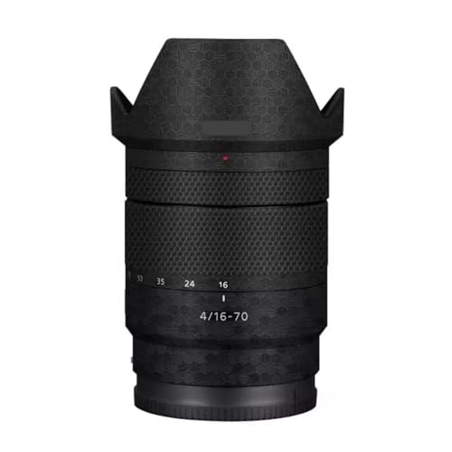 Film vinyle de précision pour Sony E 16-70 mm F4 ZA, protection premium nid d'abeille noir