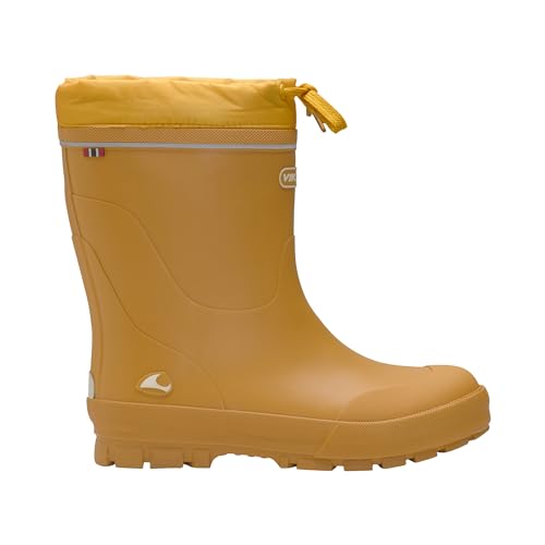 Viking Jungen Jolly Thermo Gummistiefel, Mustard, 30 EU