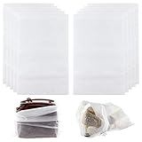 Ginojex 10Pcs Travel Shoe Storage Bags Non-woven Fabric Packing Dust Cover Pouch Portable Breathable with Drawstring (Large)