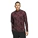 adidas Men's Go-to Printed Quarter-Zip Pullover, Aurora Ruby S25, Medium