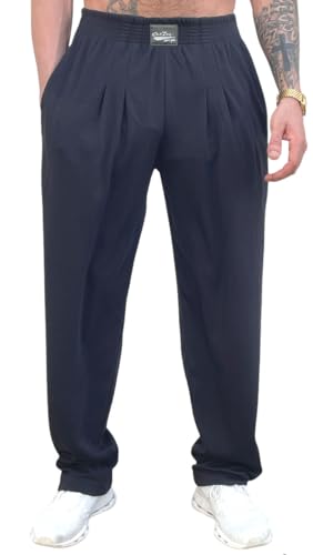 Mens/Women baggy workout pants body building active wear gym fitness pants in soft black