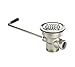 Krowne Metal 22-201 Twist Handle Waste Valve W/ Overflow Outlet-22-201
