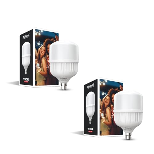 Image of Goldmedal Thor 40W B22 Base LED Bulb for Home & Office | Energy Efficient | 230 Degree Light Coverage | Surge Protection up to 4KV | Rated Life 15000 Hrs |Cool Daylight (6500K) |Pack of 2