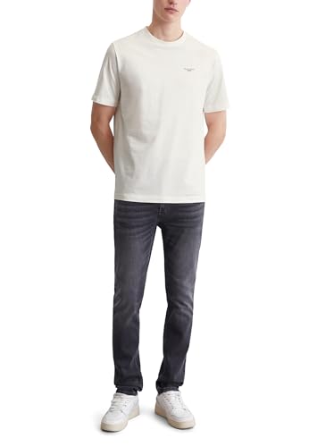 Marc O'Polo Denim Herren T-Shirt aus Bio-Baumwolle Regular Fit, Weiß (Egg White), S – Ansicht 5