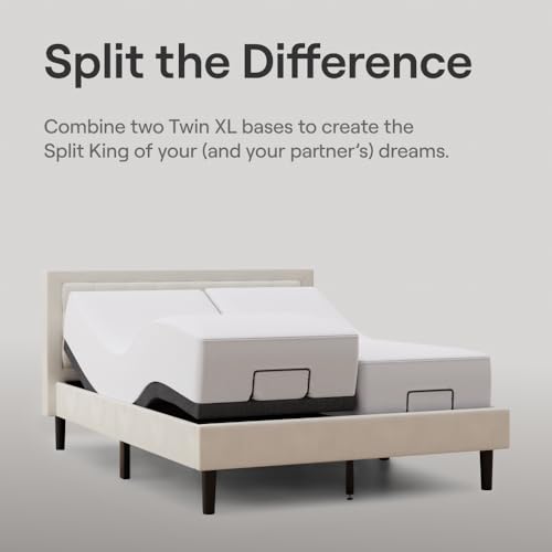 Nectar Premier Adjustable Base - Twin XL - Head & Foot Incline - Wireless Remote with Memory- 3 Massage Settings - 4 USB Ports - Anti-Snore & Zero Gravity - 1 Adjustable Base