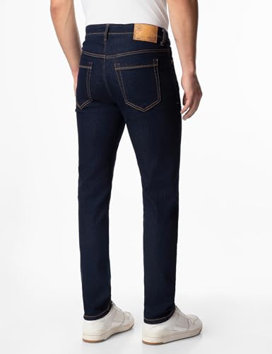 Image of INKD Men's Regular Fit Jeans - Mid-Rise | Cotton Blend | Lightweight | Classic 5 Pocket Styling