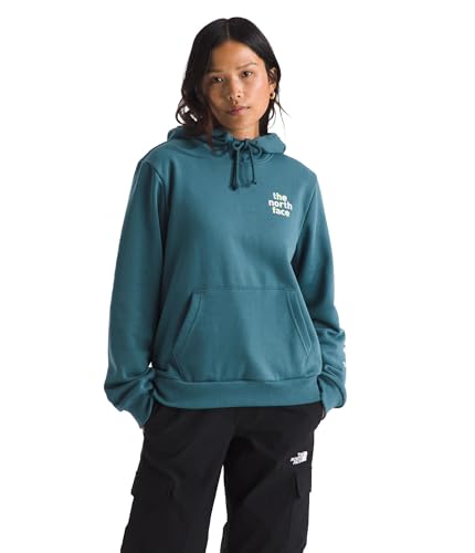 THE NORTH FACE Women's Evolution Proud Hoodie | Everyday Hooded Jacket with a Logo Graphic, Space, X-Large