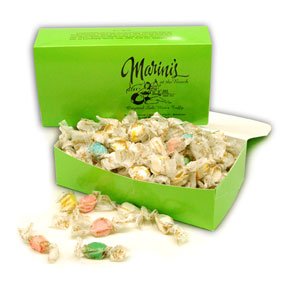 Marini's Candies 1 lb. Salt Water Taffy- All Fruit Flavor Assortment