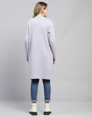 Image of Monte Carlo Womens Regular Fit Full Sleeve Front Open Solid Winter Cardigan (Pack of 1)