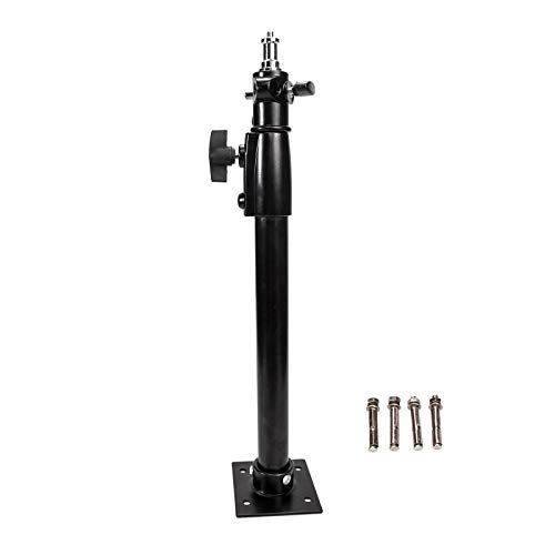 0.7mt Supporto da parete a soffitto Staffa in metallo Braccio braccio con perno da e Anello da appendere per fotografia Flash Softbox e altre apparecchiature di illuminazione