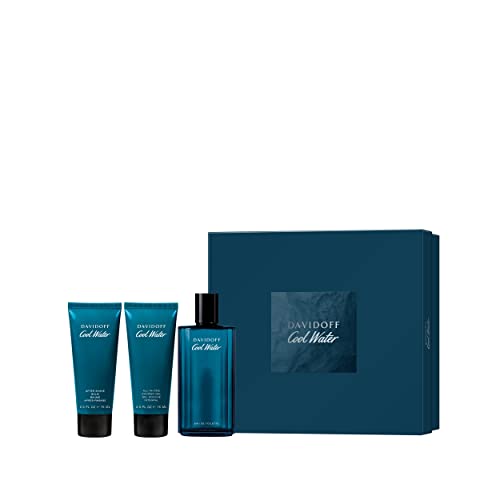 Davidoff Estuche de Regalo Eau de Toilette Cool Water Man con 3 productos.